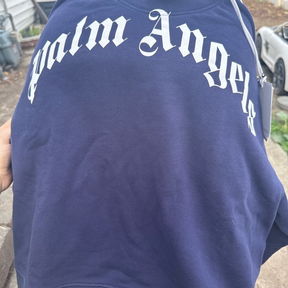 Palm Angels Dark Blue Sweatshirt